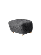 Den Trætte Mand fodskammel fra Audo Copenhagen - Sheepskin, Anthracite - Jacobsen Plus