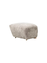Den Trætte Mand fodskammel fra Audo Copenhagen - Sheepskin, Green Tea - Jacobsen Plus