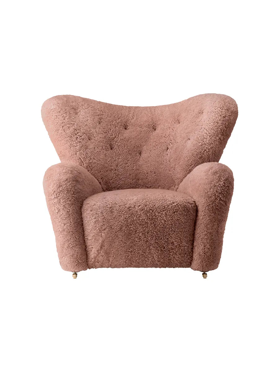 Den Trætte Mand Lænestol fra Audo Copenhagen - Sheepskin, Sahara - Jacobsen Plus