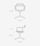 VIPP452 Swivel Chair, Lagrasse fra Vipp - 9 - Jacobsen Plus