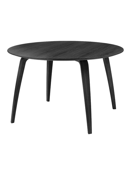 GUBI Dining Table, round fra GUBI - Sortlakeret Ask - Jacobsen Plus