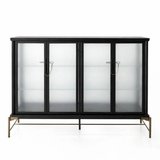 Dowry I kabinet, onyx eg, frosted glass fra Stellar Works - 1 - Jacobsen Plus