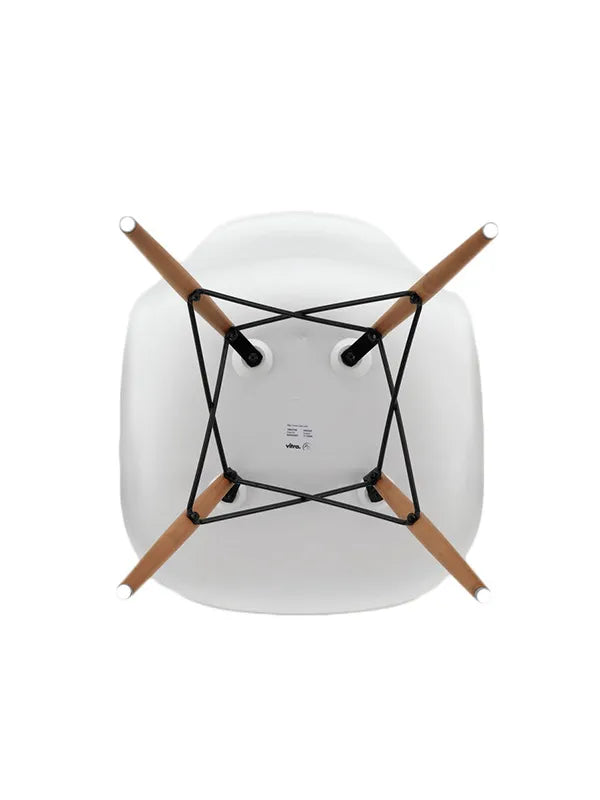Ben dup til Eames stole, 4 stk. - Til DSW-DAW, hvid plast - Jacobsen Plus
