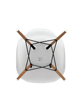 Ben dup til Eames stole, 4 stk. - Til DSW-DAW, hvid plast - Jacobsen Plus