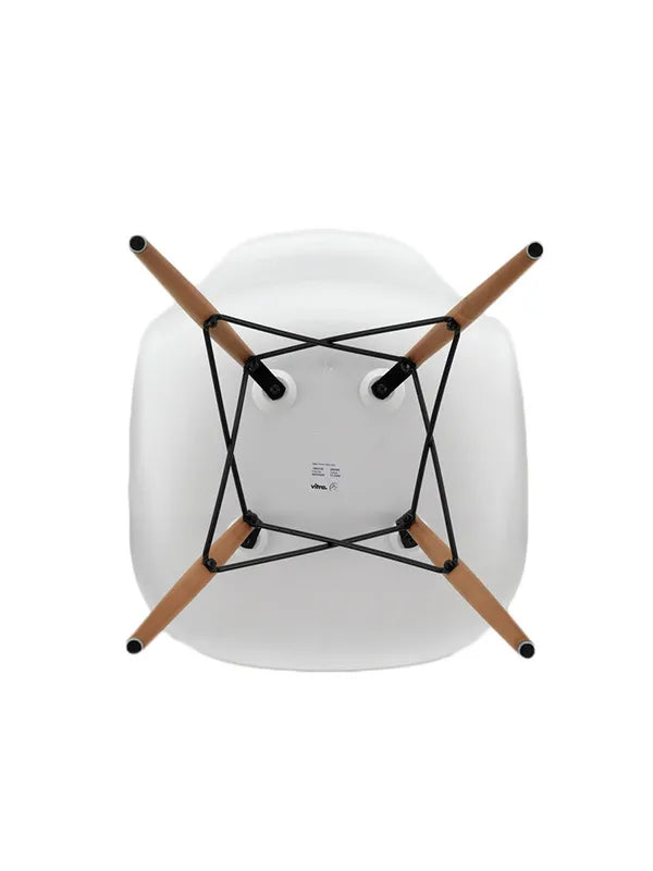 Ben dup til Eames stole, 4 stk. - Til DSW-DAW, sort plast - Jacobsen Plus