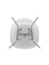 Ben dup til Eames stole, 4 stk. - Til DSX, hvid plast - Jacobsen Plus