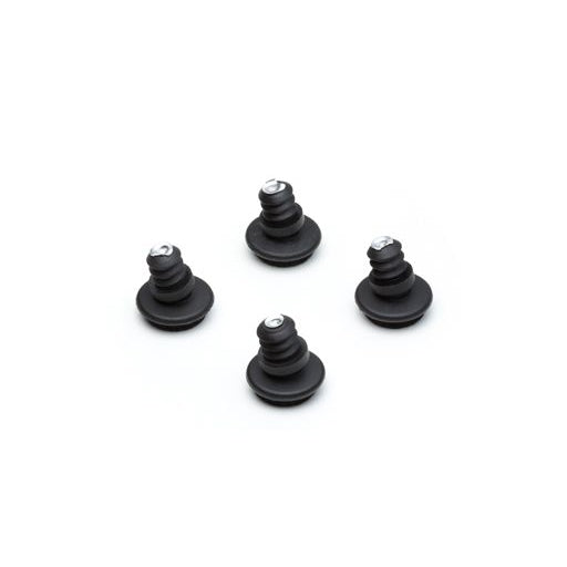 Ben dup til Eames stole, 4 stk. - Til DSX, sort plast, sort filt - Jacobsen Plus