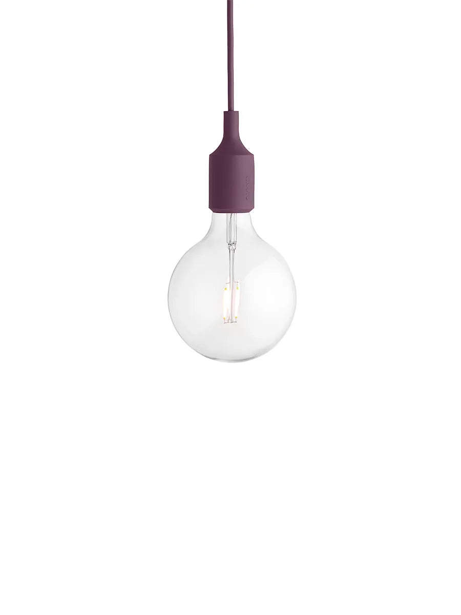 E27 Pendant Lamp fra Muuto - Burgundy - Jacobsen Plus