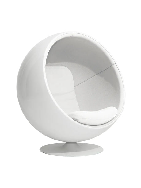 The Ball Chair af Eero Aarnio - Hallingdal 65 White 100 - Jacobsen Plus