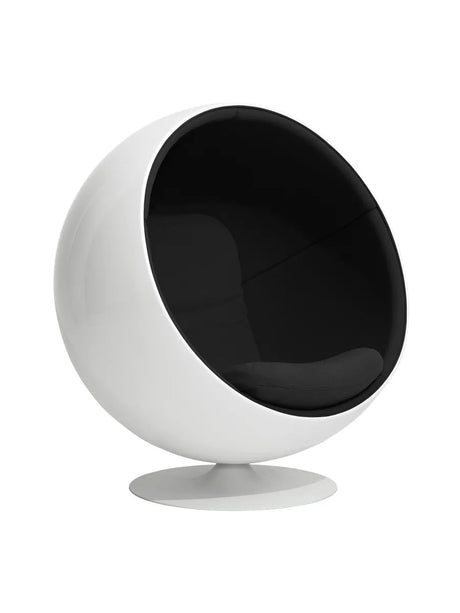 The Ball Chair af Eero Aarnio - Hallingdal 65 Black 190 - Jacobsen Plus