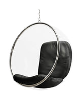 The Bubble Chair af Eero Aarnio - Black leather - Jacobsen Plus