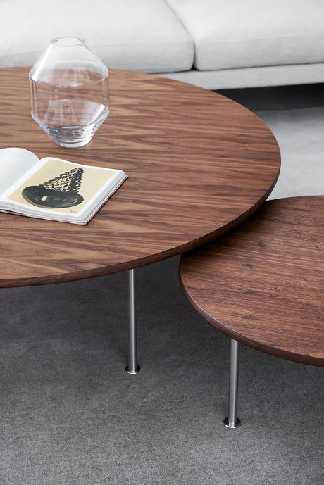 Wegner Ox Table fra Fredericia Furniture - Ø80 cm / Eg - oliebehandlet / H: 35 cm - Jacobsen Plus
