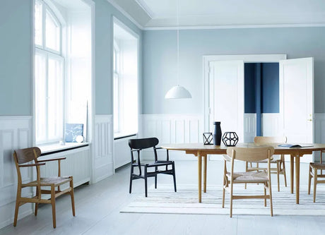 CH26 Spisebordsstol af Hans J. Wegner - Natur / Eg - sæbebehandlet - Jacobsen Plus