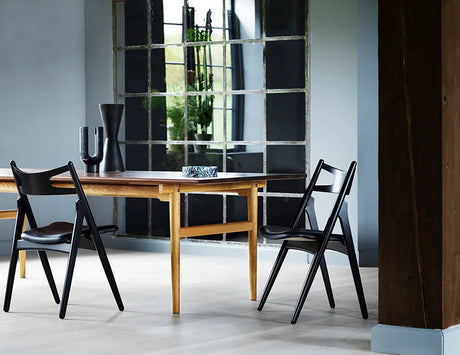 CH327 Spisebord, 190 cm fra Carl Hansen & Søn - Eg / Sæbe - Jacobsen Plus