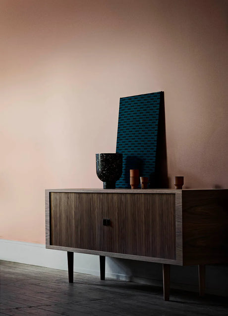 CH825 Credenza Skænk af Hans J. Wegner - Eg / Olie / Rustfrit stål - Jacobsen Plus