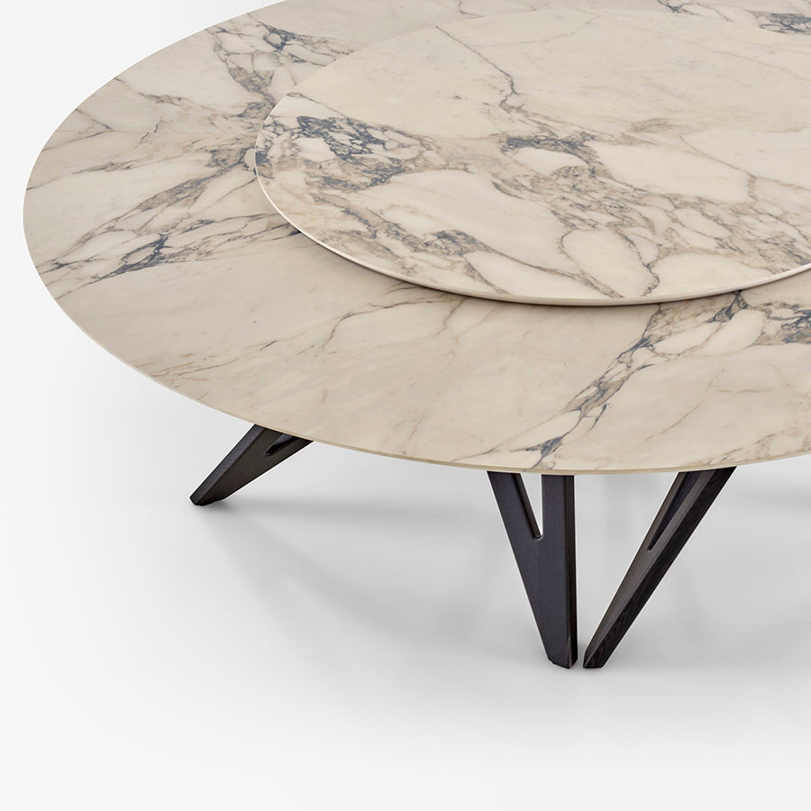 Ennéa spisebord med Lazy Susan fra Ligne Roset