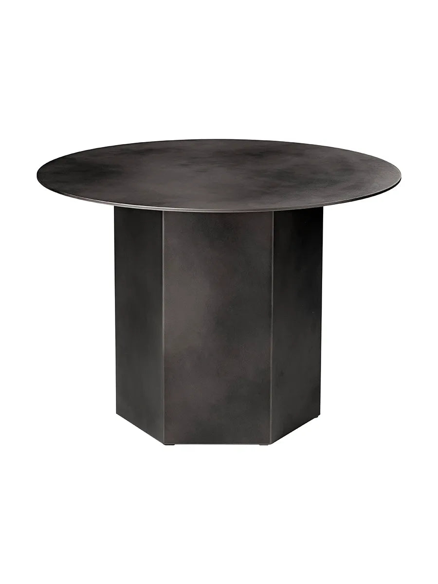 Epic Coffee Table Ø60 cm, steel fra GUBI - Misty Gray Steel - Jacobsen Plus