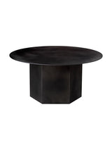 Epic Coffee Table Ø80 cm, steel fra GUBI - Midnight Black Steel - Jacobsen Plus