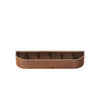 Dark stained oak