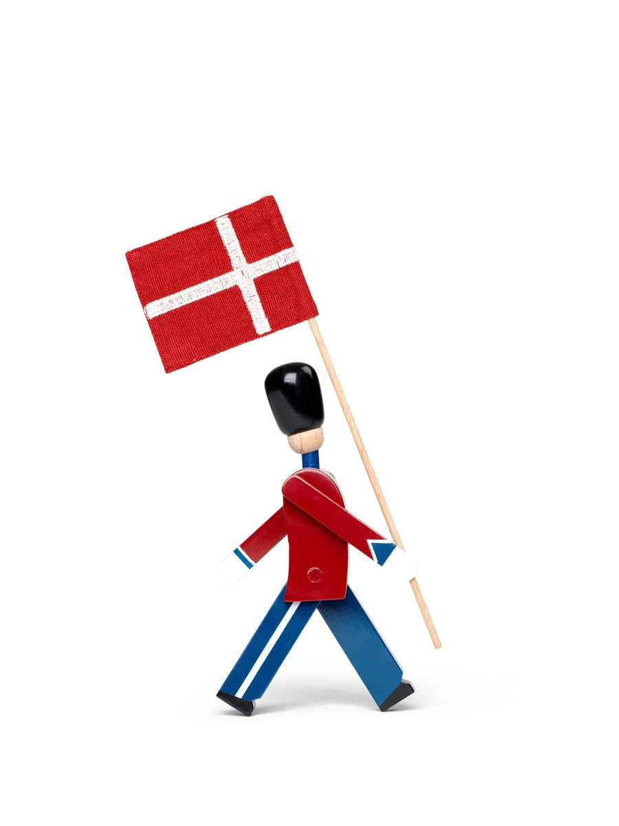 Kay Bojesen Fanebærer Mini | Køb Fanebærer Mini med tekstilflag