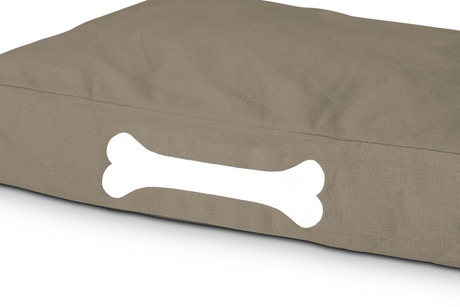 Doggielounge S Canvas Recycled – Hundekurv fra Fatboy - Taupe Grey - Jacobsen Plus