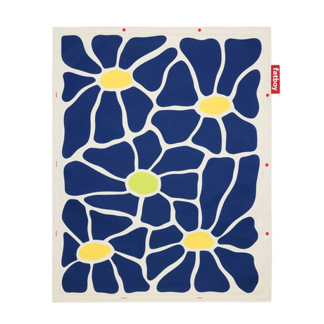 Flying Carpet udendørstæppe fra Fatboy - Floral Navy / Creme - Jacobsen Plus