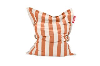 Original Outdoor sækkestol fra Fatboy - Stripe Orange Creme - Jacobsen Plus