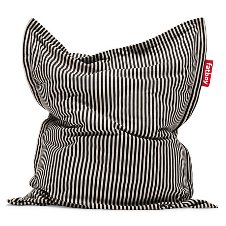 Original Slim Terry sækkestol fra Fatboy - Black creme - Jacobsen Plus