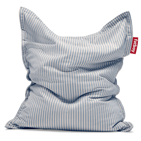 Original Slim Terry sækkestol fra Fatboy - Blizzard blue creme - Jacobsen Plus