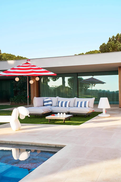 Stripesol parasol fra Fatboy - Anthracite - Jacobsen Plus