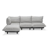 Fatboy - Paletti Set Large Left, udendørs hjørnesofa, Royal Wolf Grey