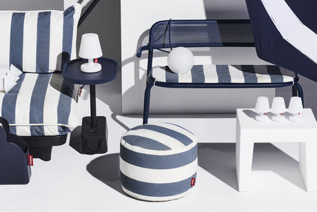 Point outdoor - Puf fra Fatboy - Stripe Ocean Blue - Jacobsen Plus
