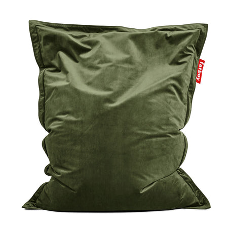 Original Slim Velvet sækkestol fra Fatboy - Recycled Deep Green - Jacobsen Plus