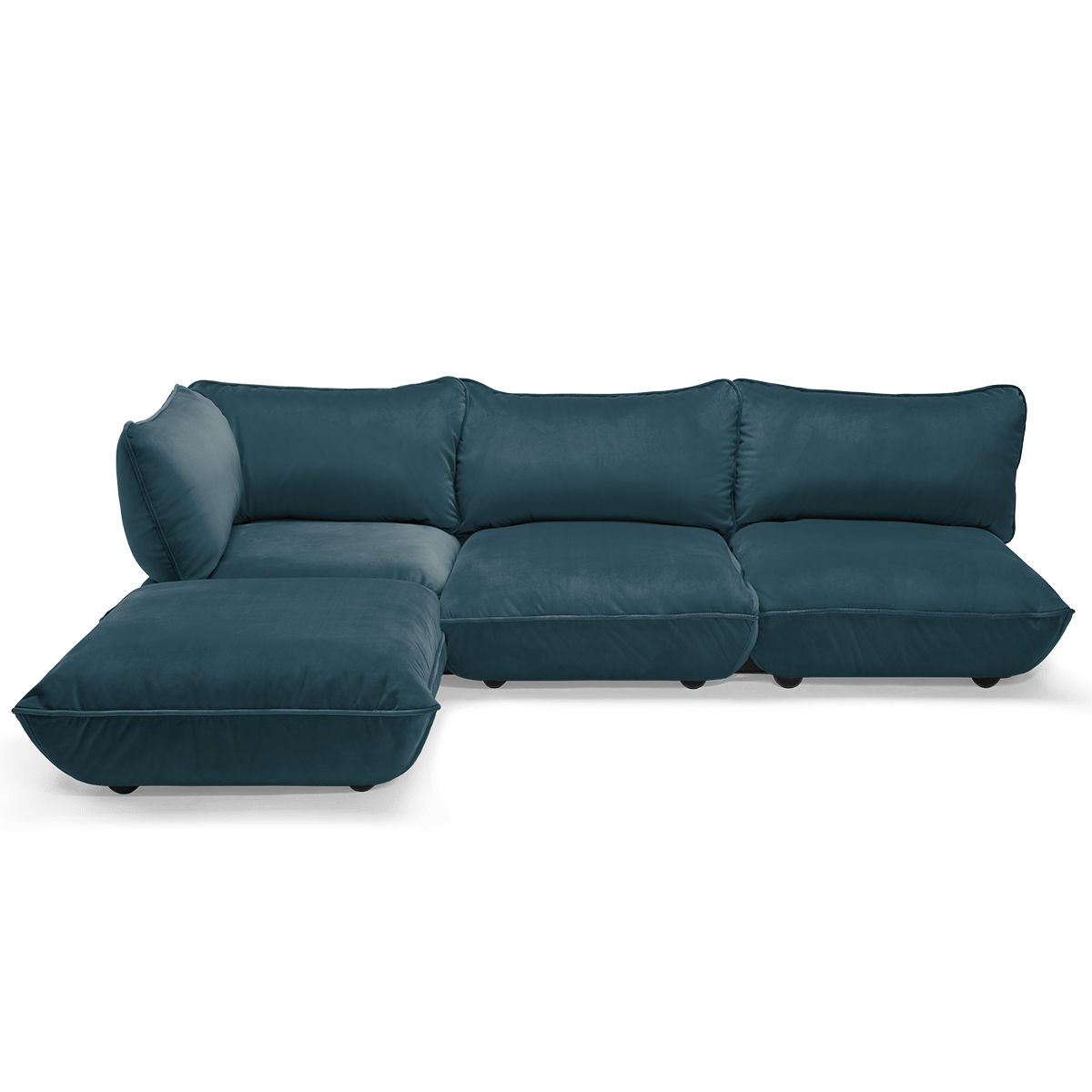 Sumo Sofa Corner fra Fatboy - Velvet Recycled Petrol - Jacobsen Plus