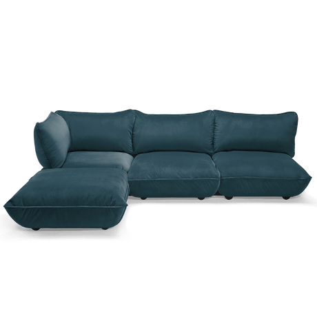 Sumo Sofa Corner fra Fatboy - Velvet Recycled Petrol - Jacobsen Plus