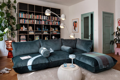 King pillows, indendørs fra Fatboy - Velvet Recycled Deep Green - Jacobsen Plus
