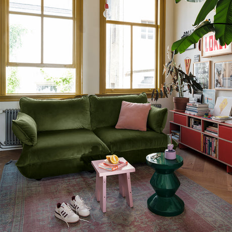 Sumo Sofa Medium fra Fatboy - Velvet Recycled Deep Green - Jacobsen Plus