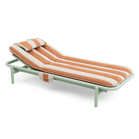 Sunbun Daybed fra Fatboy - Mist Green / Stripe Orange Creme - Jacobsen Plus