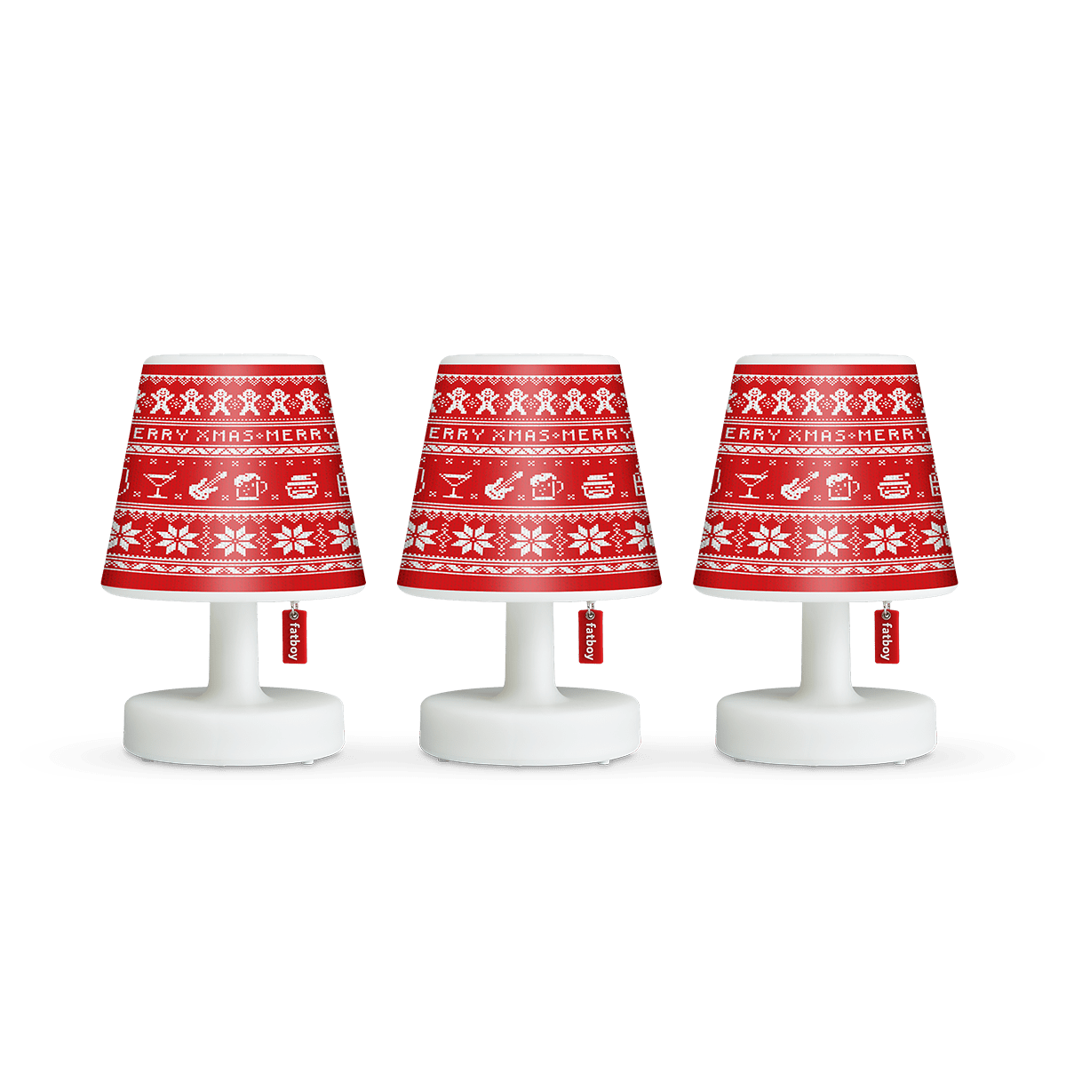 Xmas SET mini Cappie - lampeskærm til Edison the Mini fra Fatboy - Xmas Sweater - Jacobsen Plus