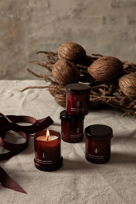 Scented Advent Candles fra Ferm Living - Black - Jacobsen Plus