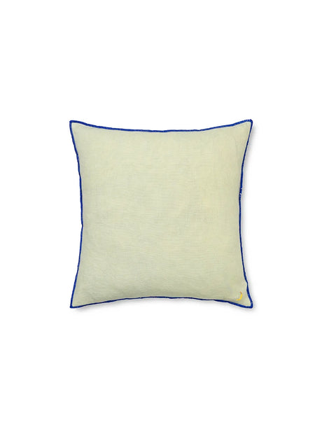 Contrast Linen Cushion fra Ferm Living - Mint - Jacobsen Plus