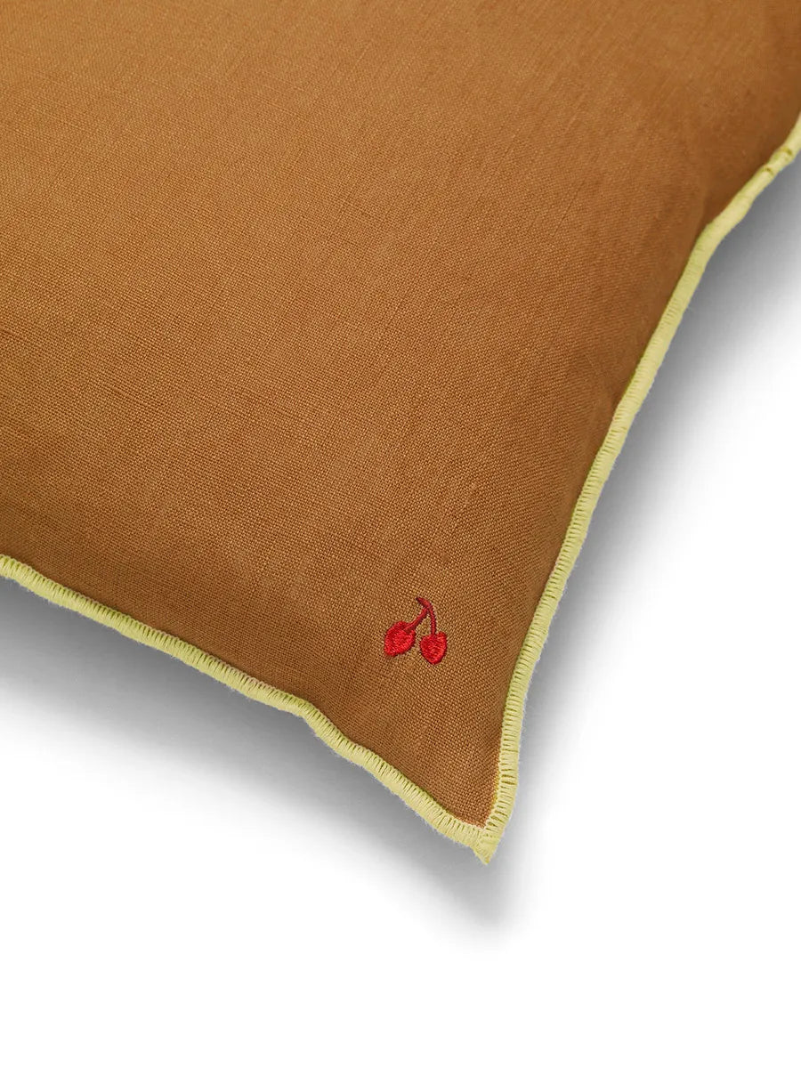Contrast Linen Cushion fra Ferm Living - 8 - Jacobsen Plus