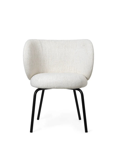 Rico Spisebordsstol fra Ferm Living - Cashmere - Off-white Bouclé - Jacobsen Plus