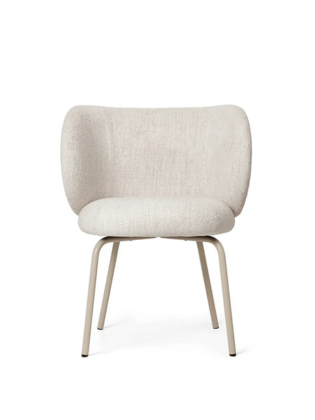 Rico Spisebordsstol fra Ferm Living - Cashmere - Off-white Bouclé - Jacobsen Plus
