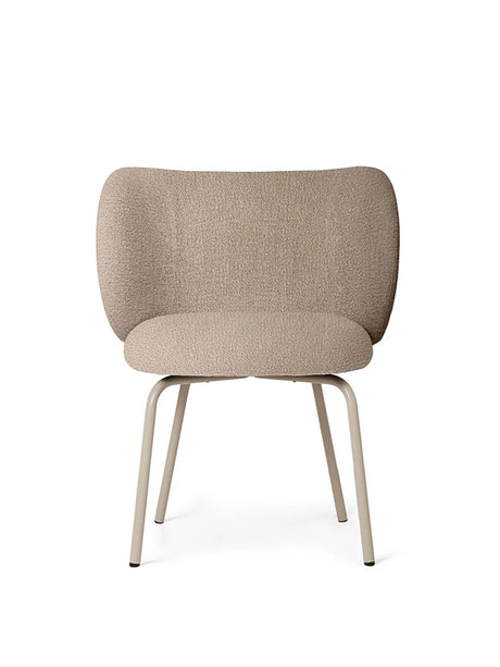 Rico Spisebordsstol fra Ferm Living - Cashmere - Sand Bouclé - Jacobsen Plus