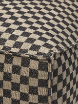 Catena Pouf L501 Check, sand/black fra Ferm Living - 2 - Jacobsen Plus