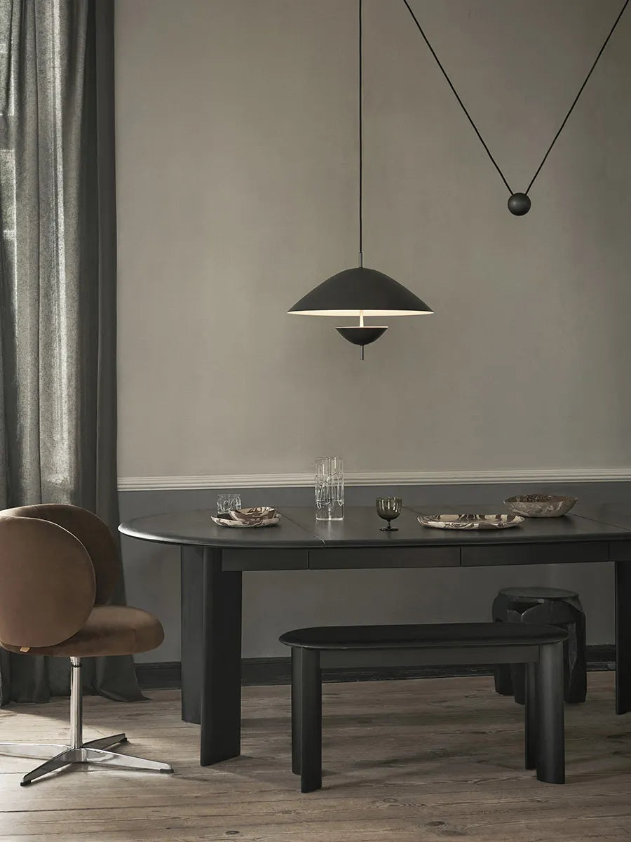 Lod Pendant, blackened iron fra Ferm Living