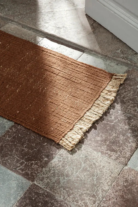 Block Mat fra Ferm Living - Black-Natural - Jacobsen Plus