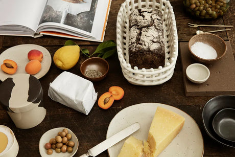 Ceramic Basket, oval fra Ferm Living - Off white - Jacobsen Plus