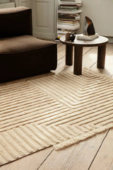 Crease Wool Rug, Light Sand fra Ferm Living - 4 - Jacobsen Plus